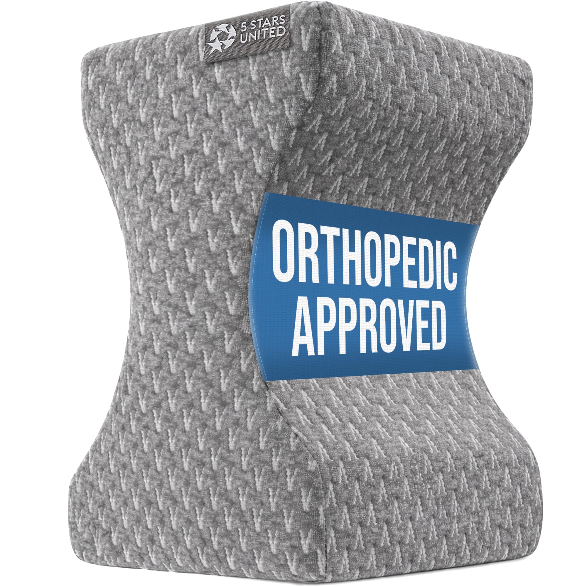 Five Stars United knee pillow between knees for side sleepers and hip alignment