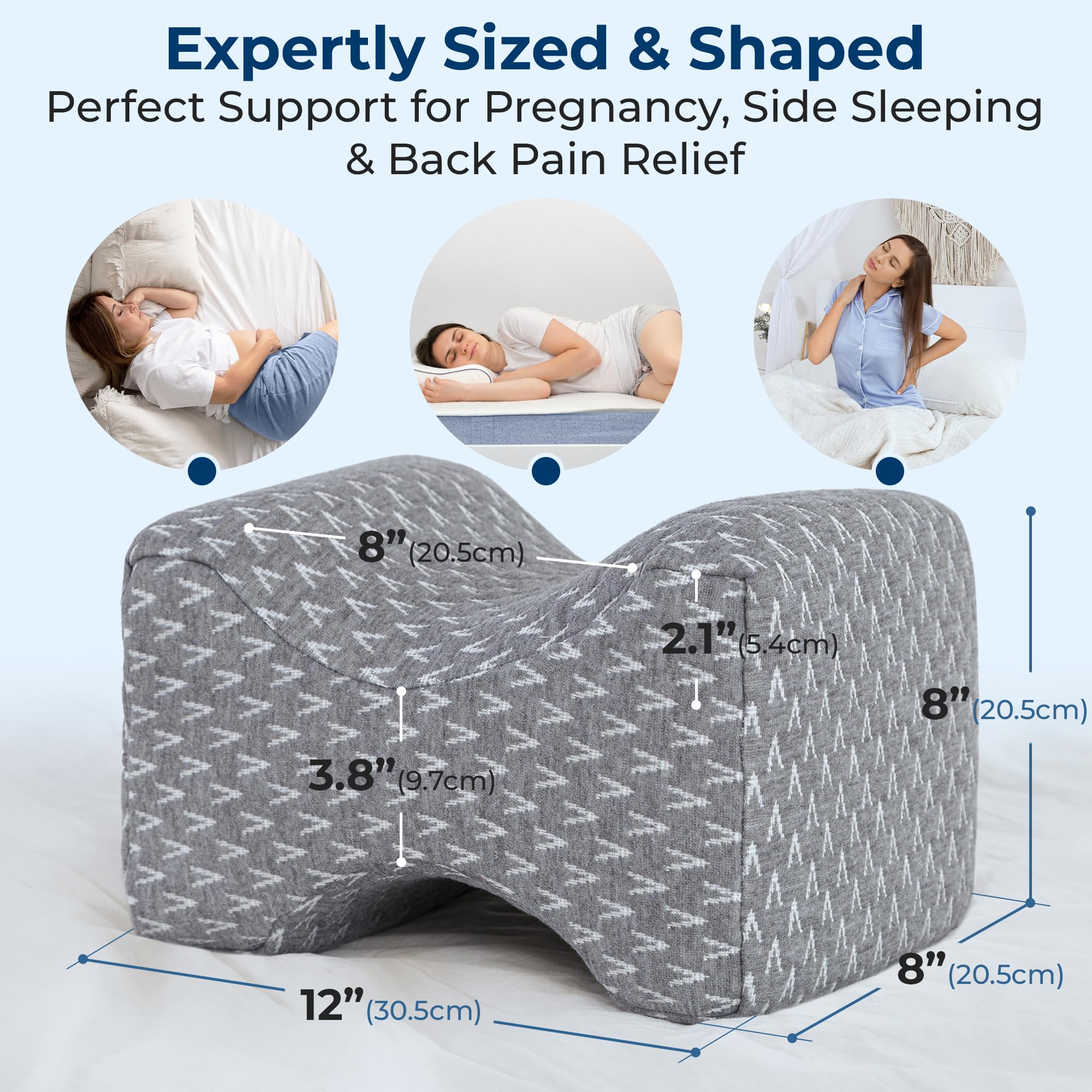 Five Stars United removable breathable cover keeps pillow clean and fresh