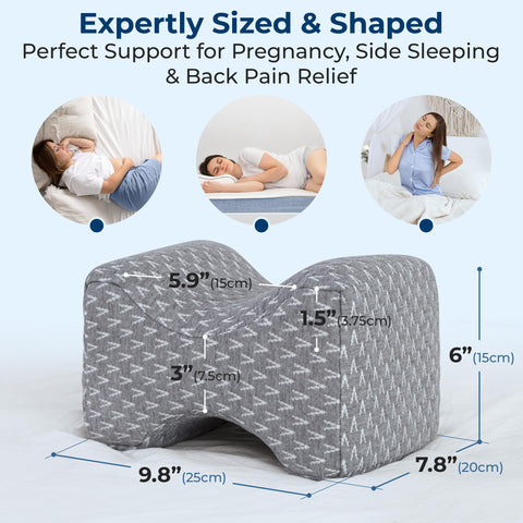 Five Stars United washable cover keeps the pillow fresh and hygienic.