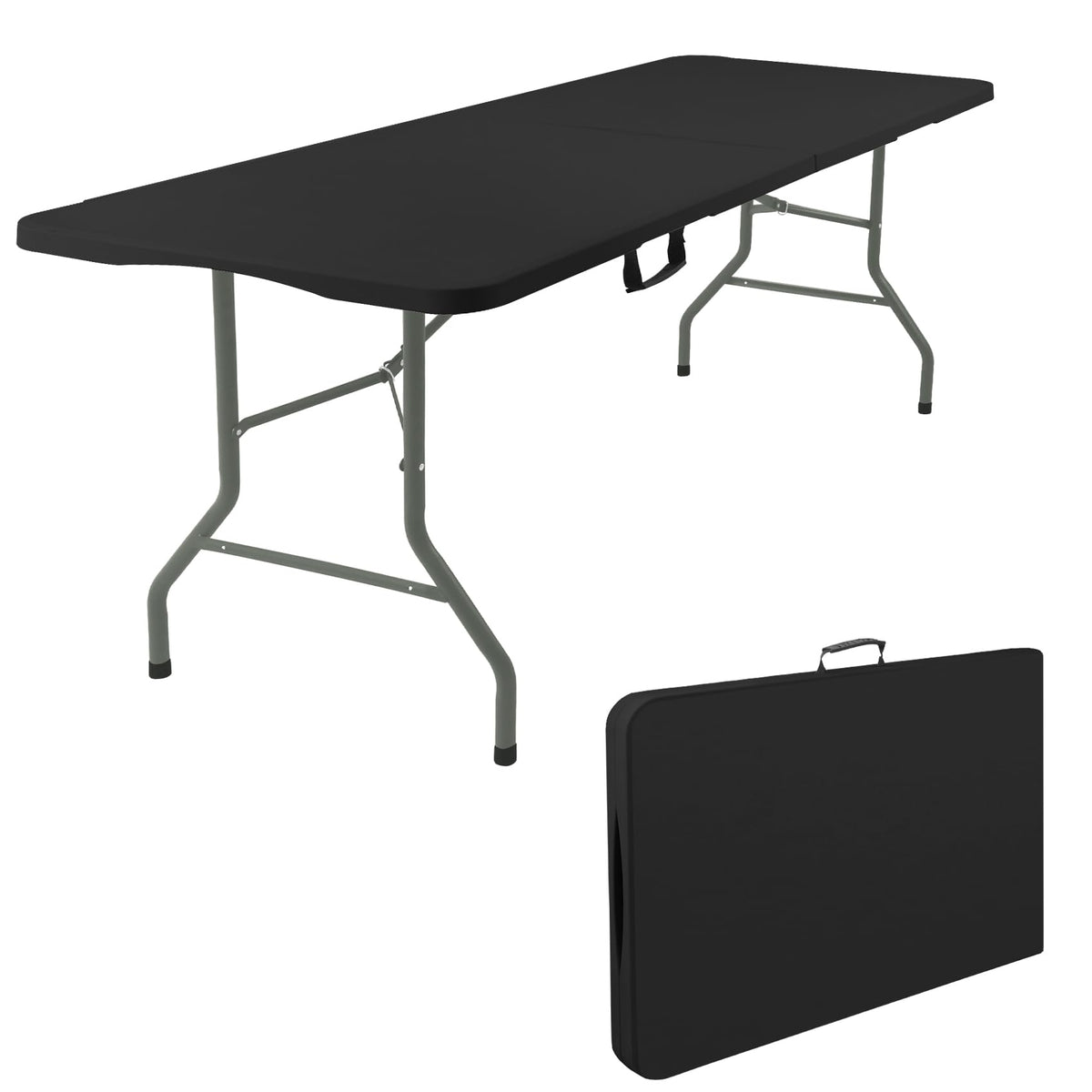 Fivenl 5ft folding table with honeycomb-top for sturdy indoor use