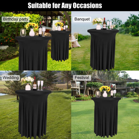 Fivenl washable table skirt easy care and reuse