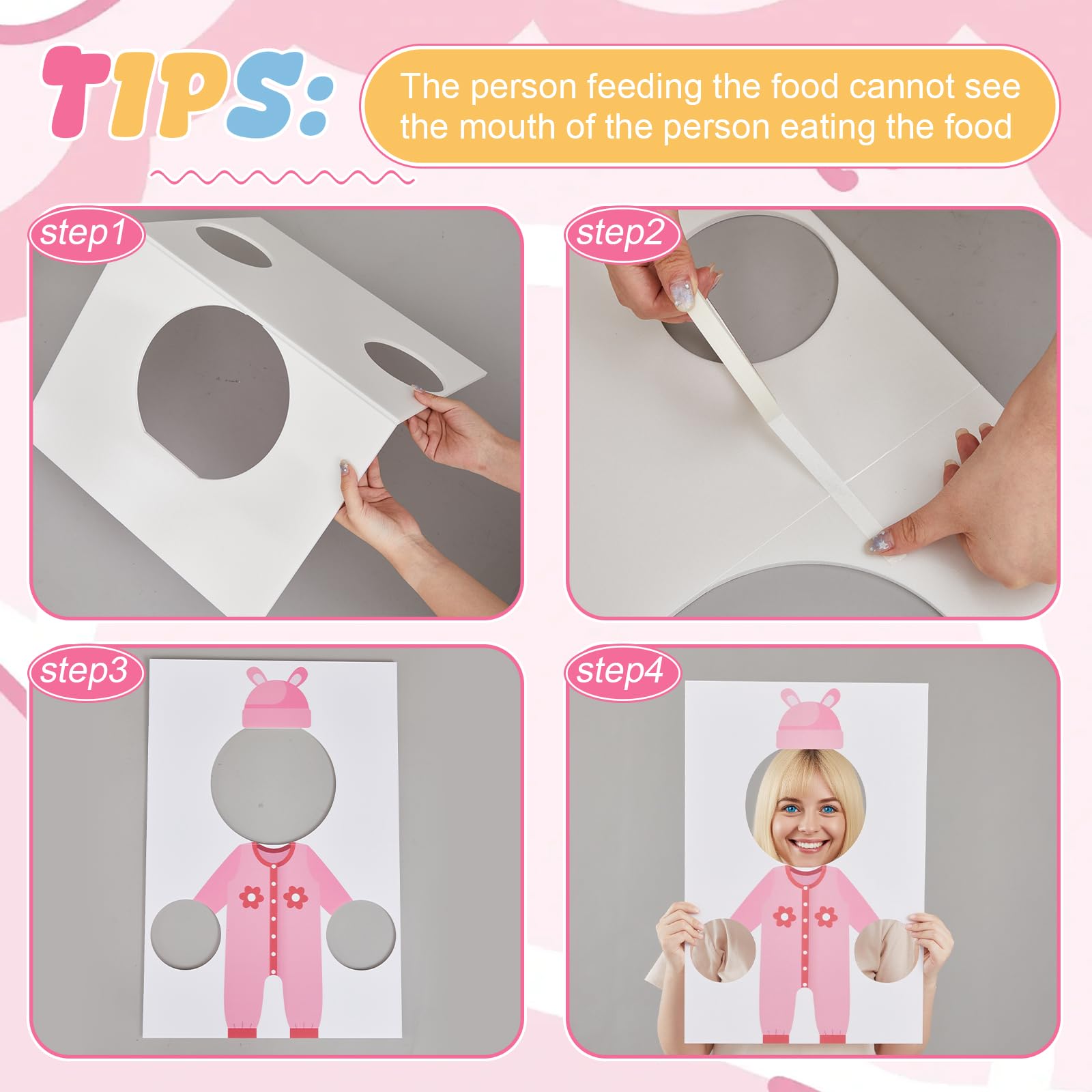 Fiwochic adhesive tape roll for quick setup and reassembly