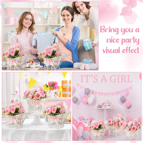 Fiwochic adjustable bouquet stems fit various centerpiece sizes.