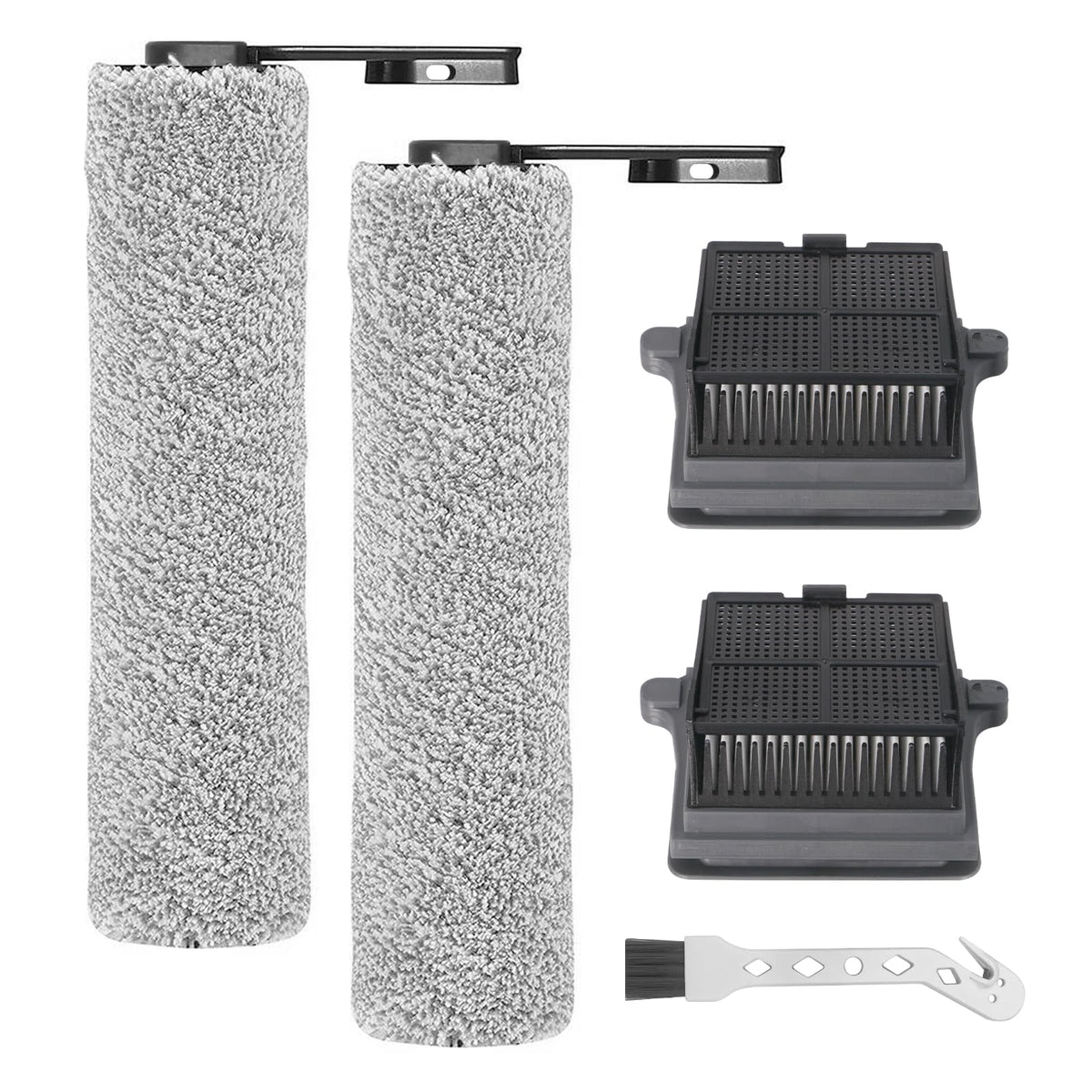 Fixbetter iFLOOR 5 Breeze brush rollers duo for efficient floor cleaning across surfaces.