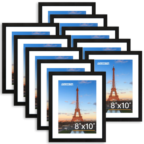 FIXSMITH 8x10 frame set on a wall creates a minimalist home gallery.
