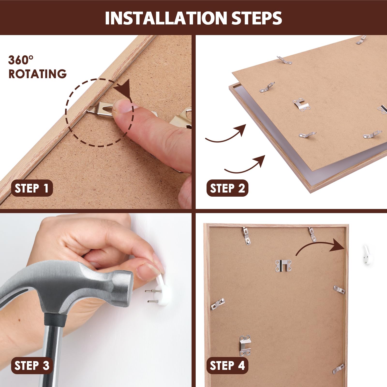 Fixwal natural frame set supports versatile gift options for special occasions
