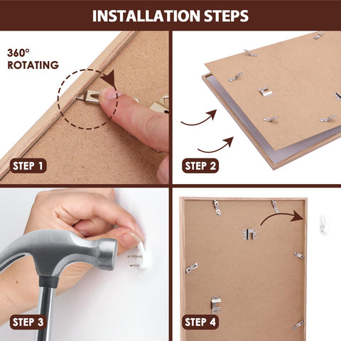 Fixwal natural frame set supports versatile gift options for special occasions