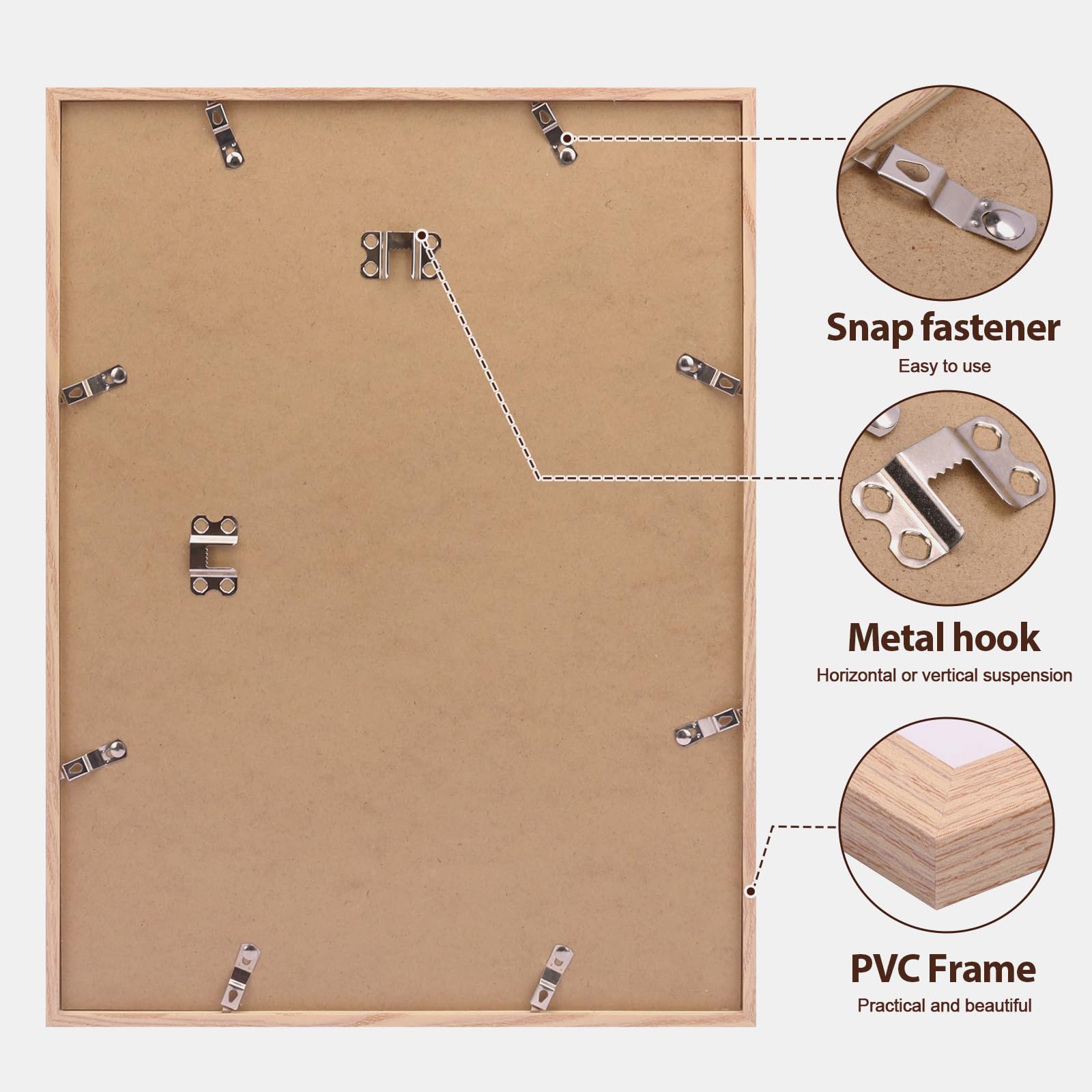 Fixwal wall decor frames fit diamond art and family portraits beautifully