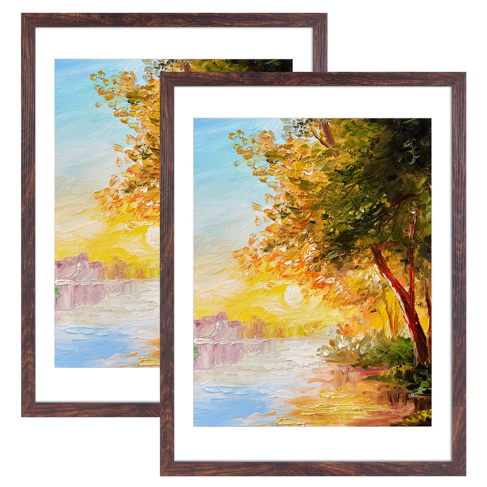 Fixwal 18x24 frame front with mat for 16x20 photos.