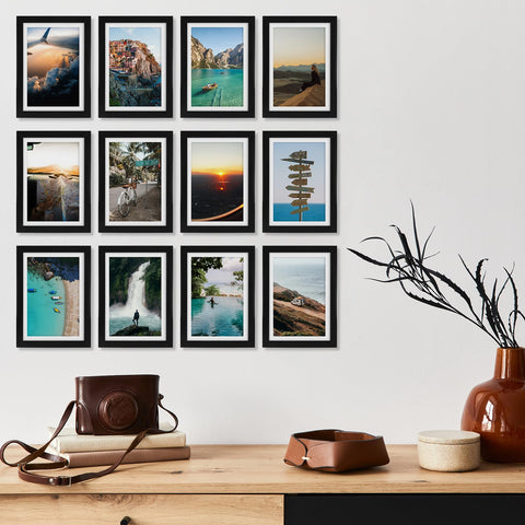 Fixwal 5x7 frame with hanging hardware for easy wall mounting.