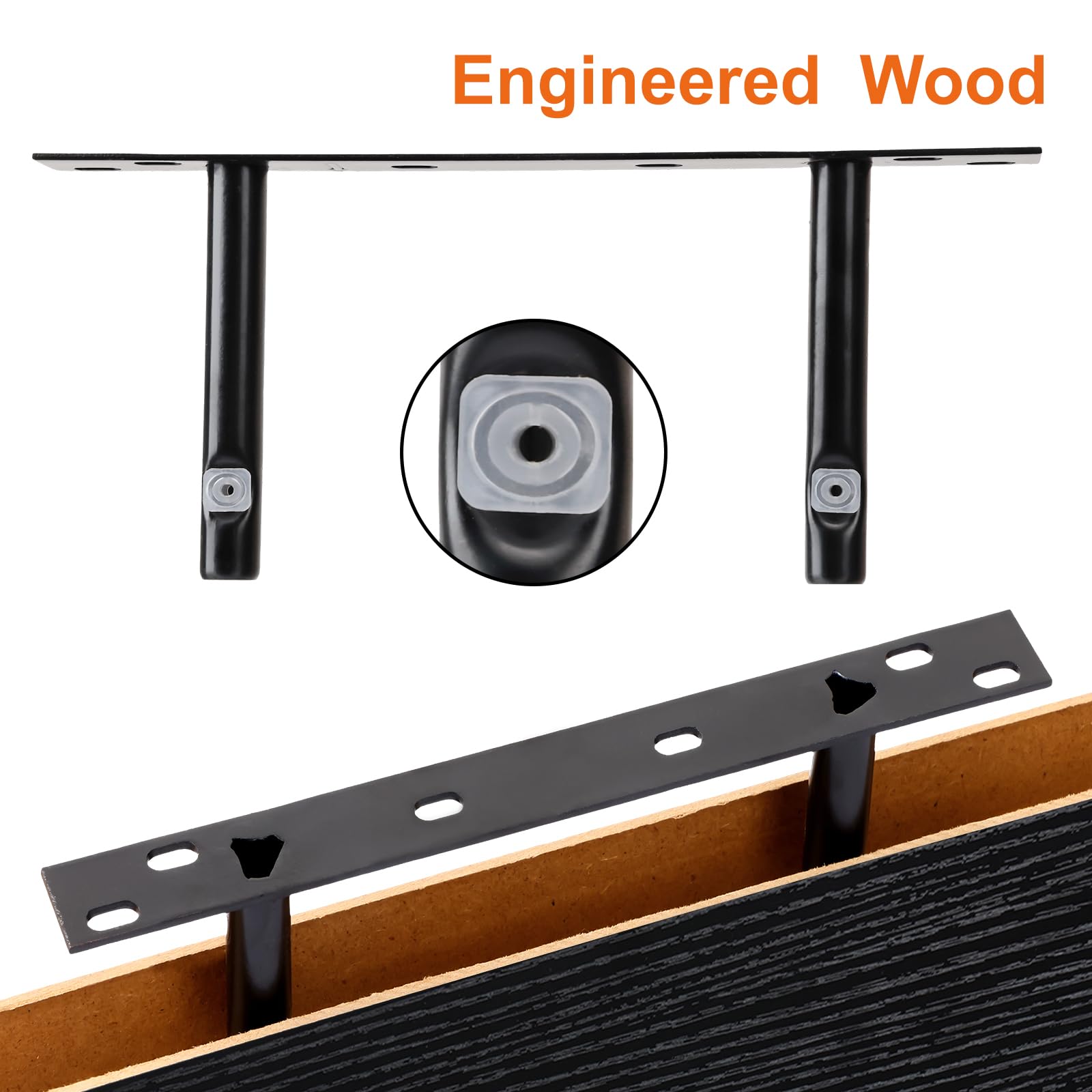 Fixwal black floating shelves kitchen display practical items neatly