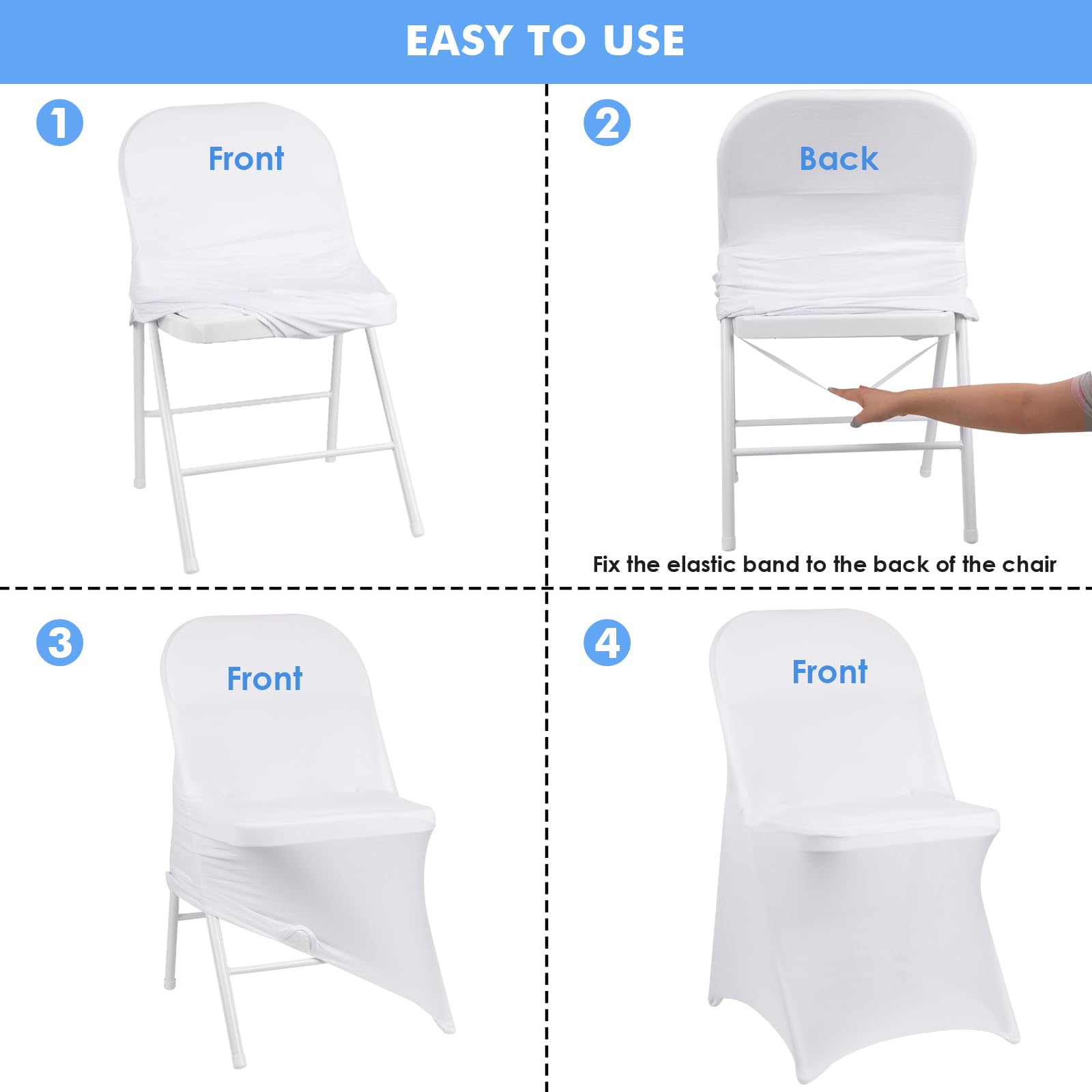 Fixwal wedding and party decor elevates tableside setup with a clean white look.