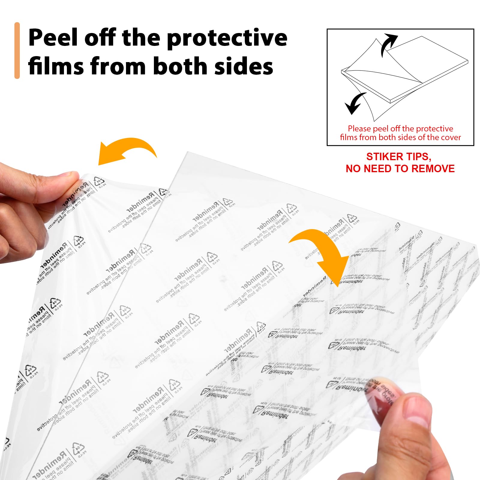 Fixwal clear front window protects photos in a durable frame.