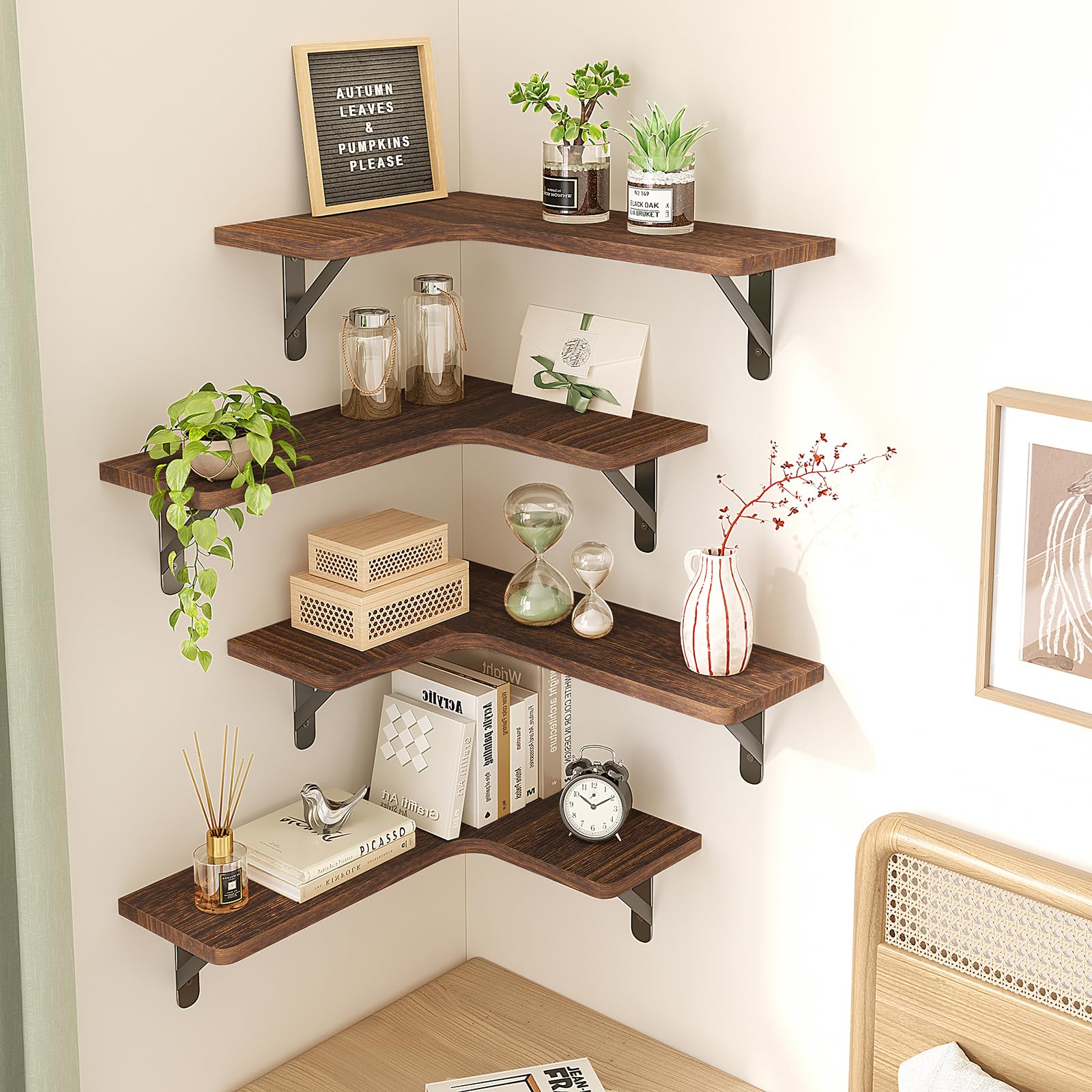 Fixwal dark carbonized black finish adds rustic charm to walls