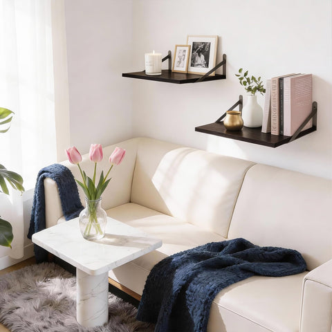 Fixwal bathroom shelf storage for towels and toiletries