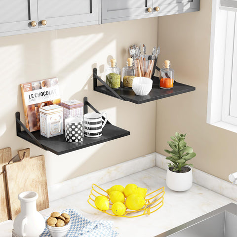 Detail of Fixwal wood and metal blend on deep shelves