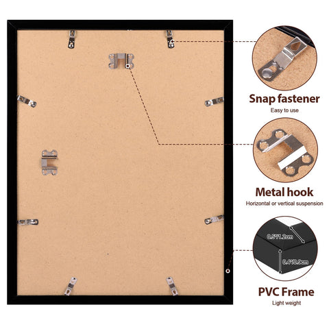 Fixwal Diamond Art Frames shatterproof glass protects memories clearly