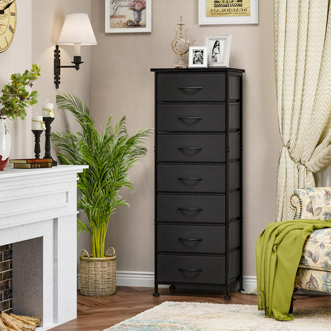 Fixwal fabric drawers with waterproof top protect everyday items.
