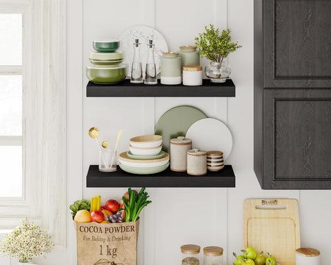 Fixwal sturdy display shelves support daily items while keeping a stylish appearance.