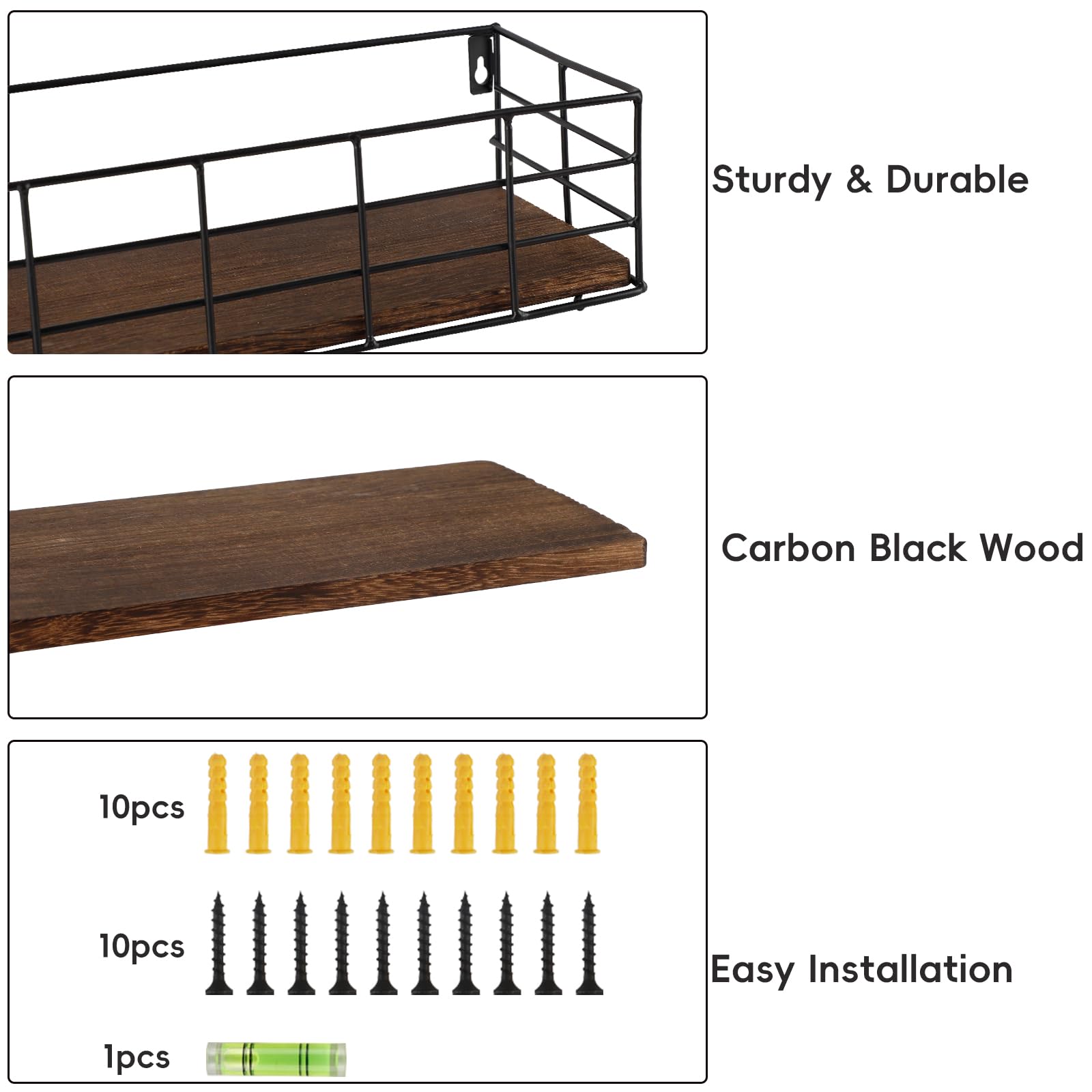 Fixwal floating shelves kitchen storage highlighting spice and utensil organization