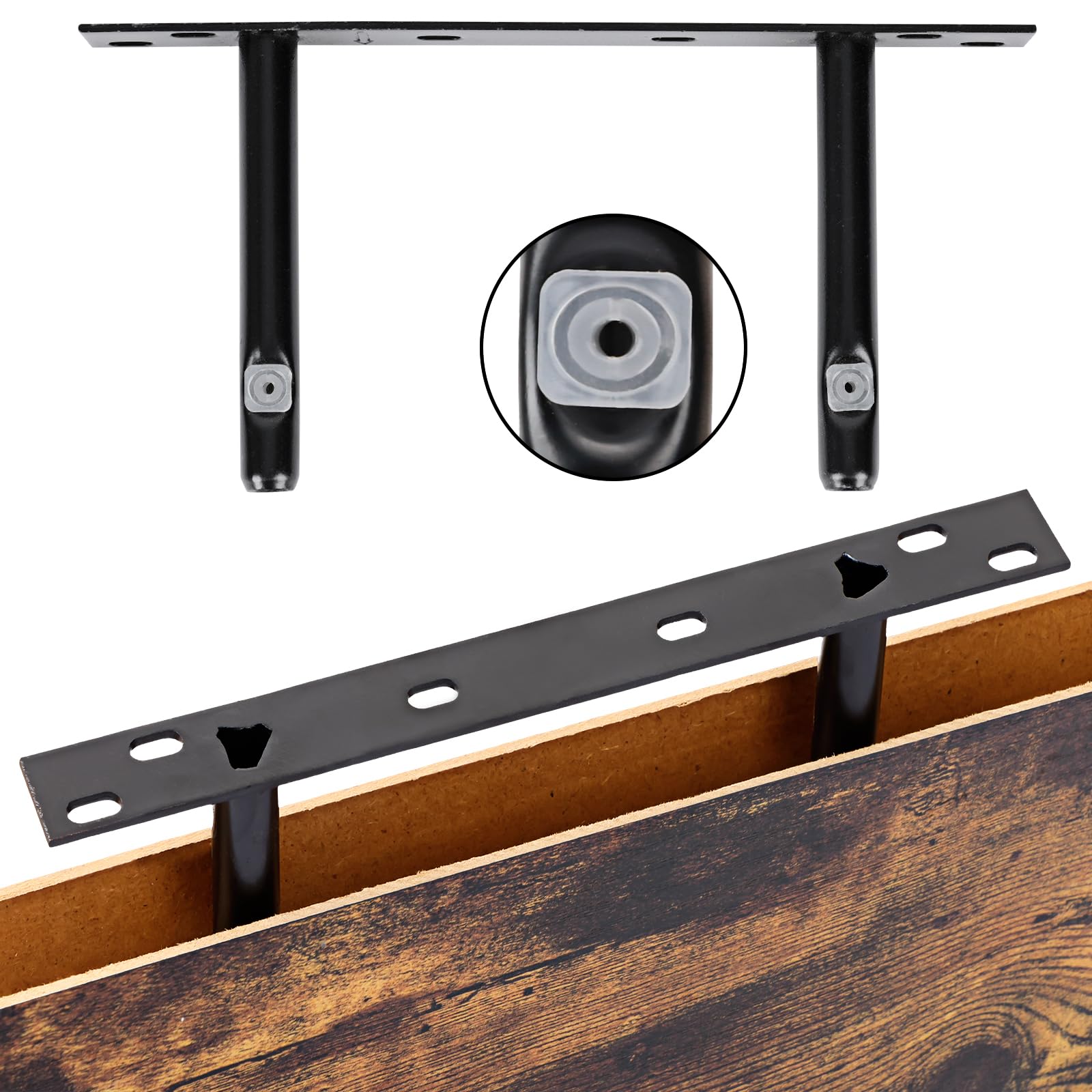 Fixwal kitchen shelf keeps spices and utensils neatly within reach.