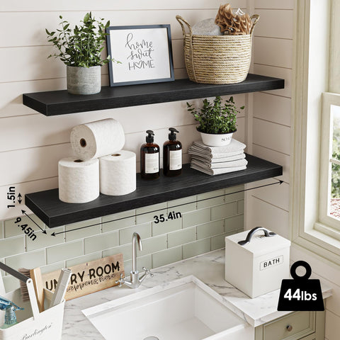 Fixwal sturdy brackets provide stable support for decor and essentials