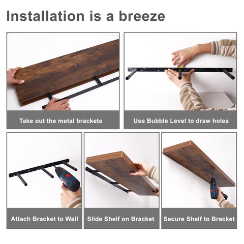 Hallway storage solution with Fixwal shelf improves accessibility and flow.