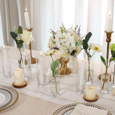 Fixwal home and office decor vases elevate shelves and tabletops with clarity
