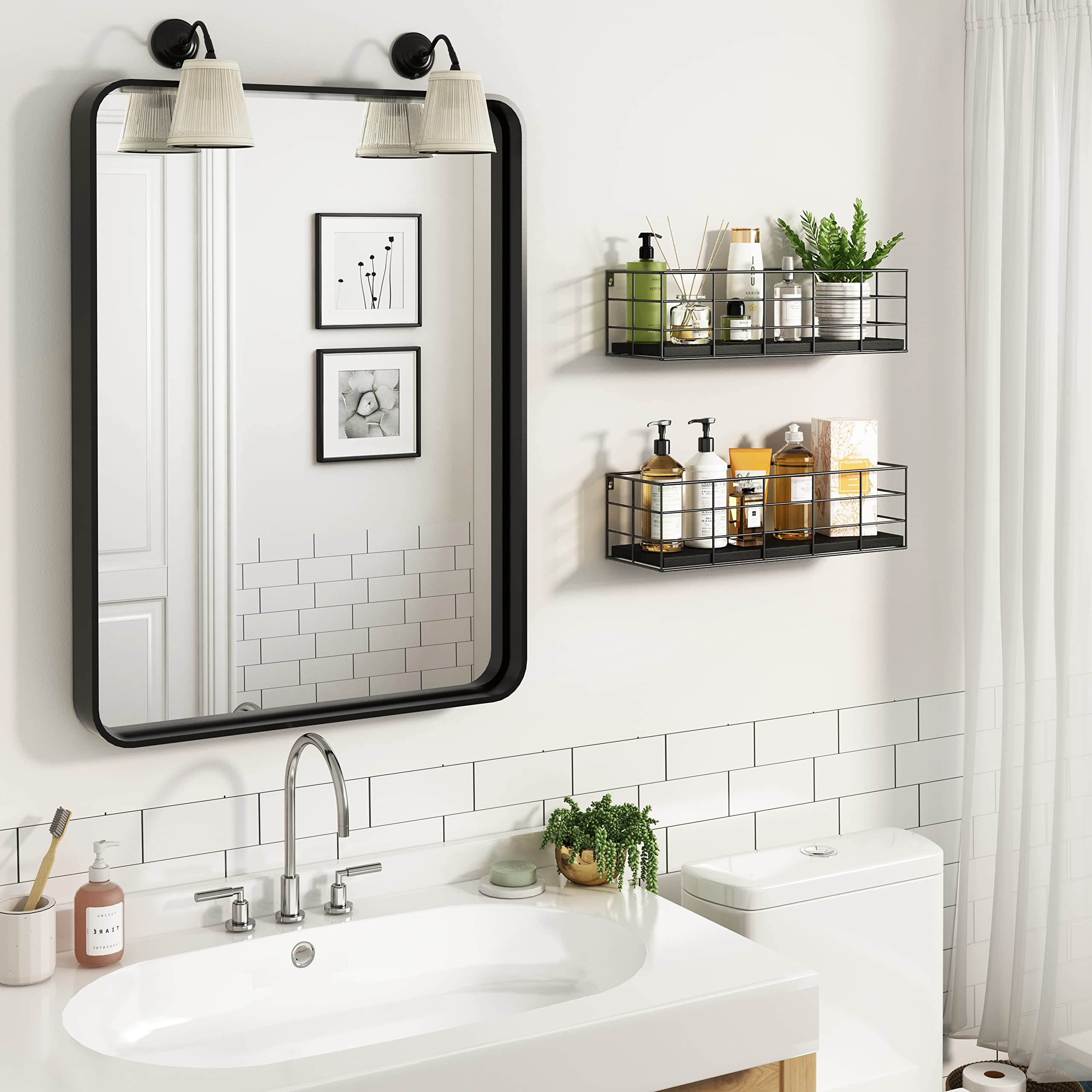 Fixwal living room display shelves for decor and keepsakes.