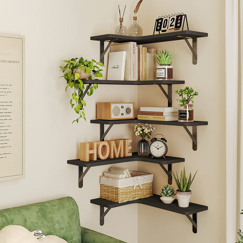 Fixwal metal hanging brackets provide strong support for sturdy storage.