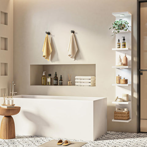 Fixwal minimalist design shelf blends with modern interiors.