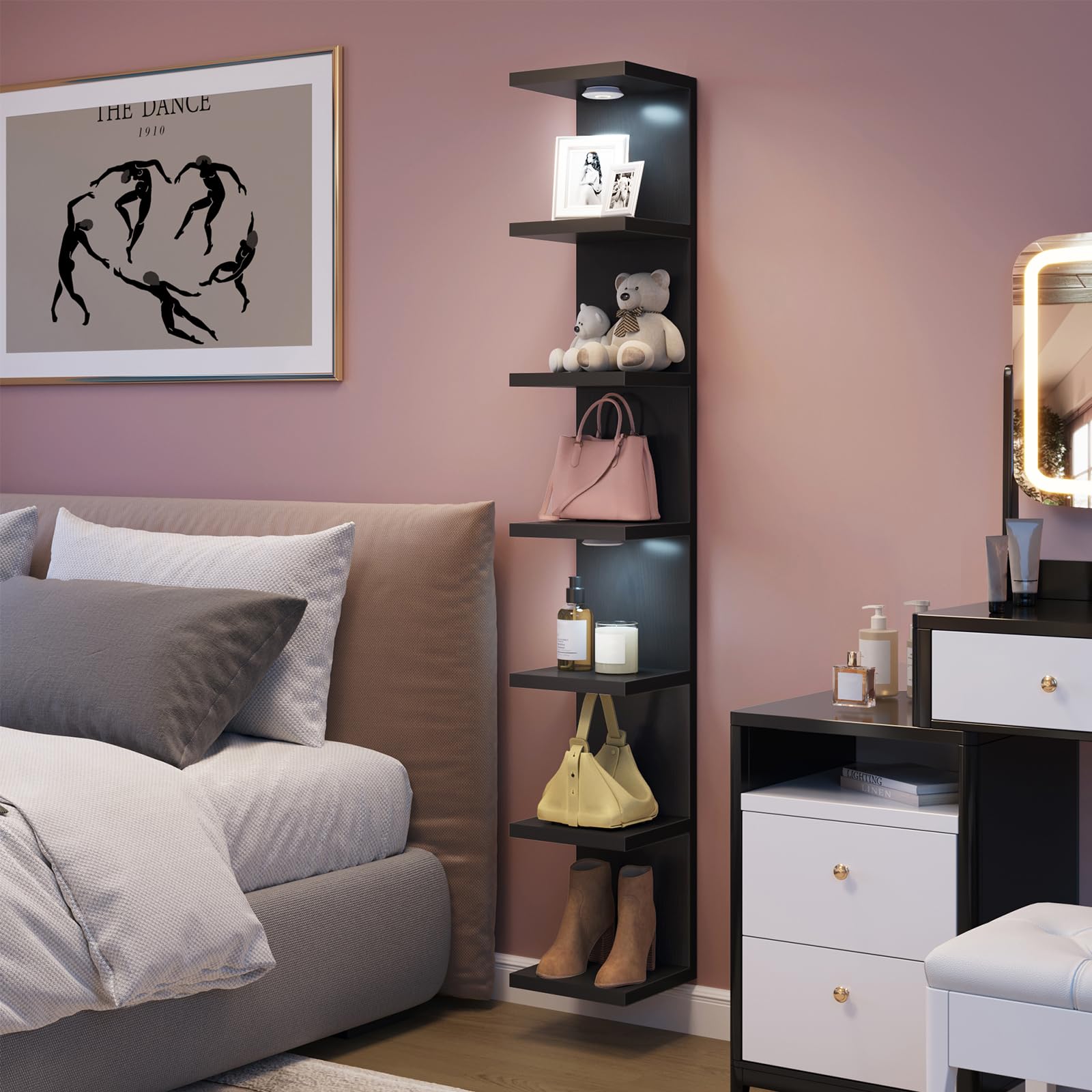 Fixwal modular installation showing sections fit neatly in different rooms.