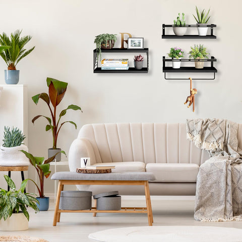 Fixwal multiuse shelves suitable for bathroom, kitchen, and living spaces.