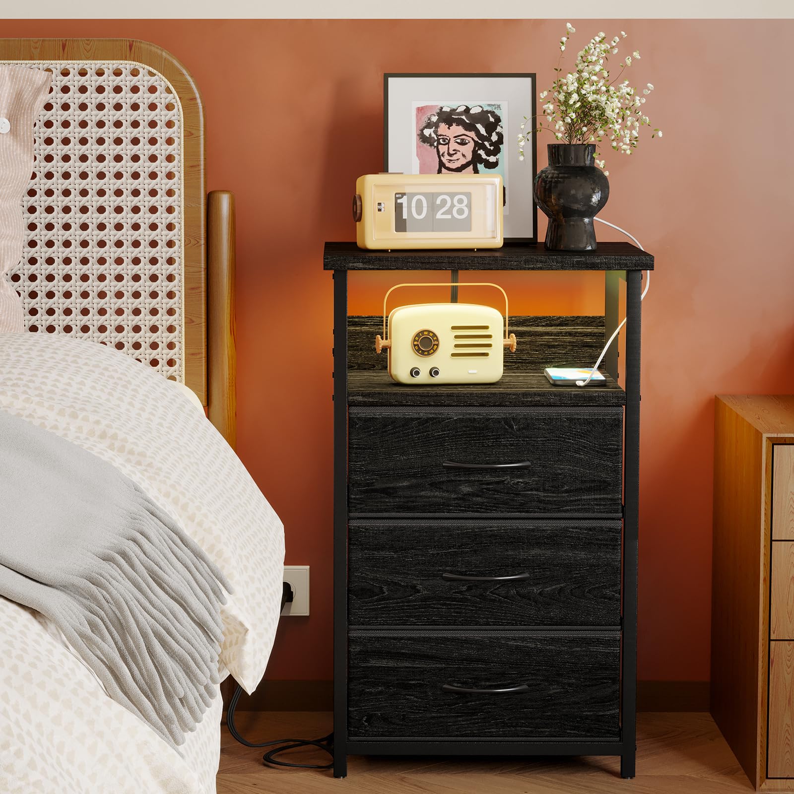 Fixwal Night Stand quick installation with simple assembly steps