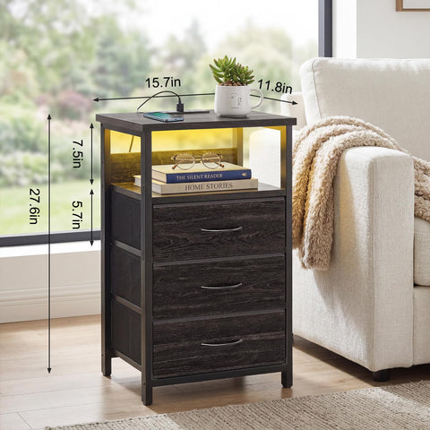 Fixwal Night Stand charging station with two outlets for easy device charging