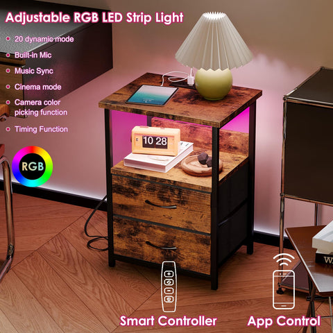 Fixwal Night Stand PU finish adds durable, easy-to-clean surface.