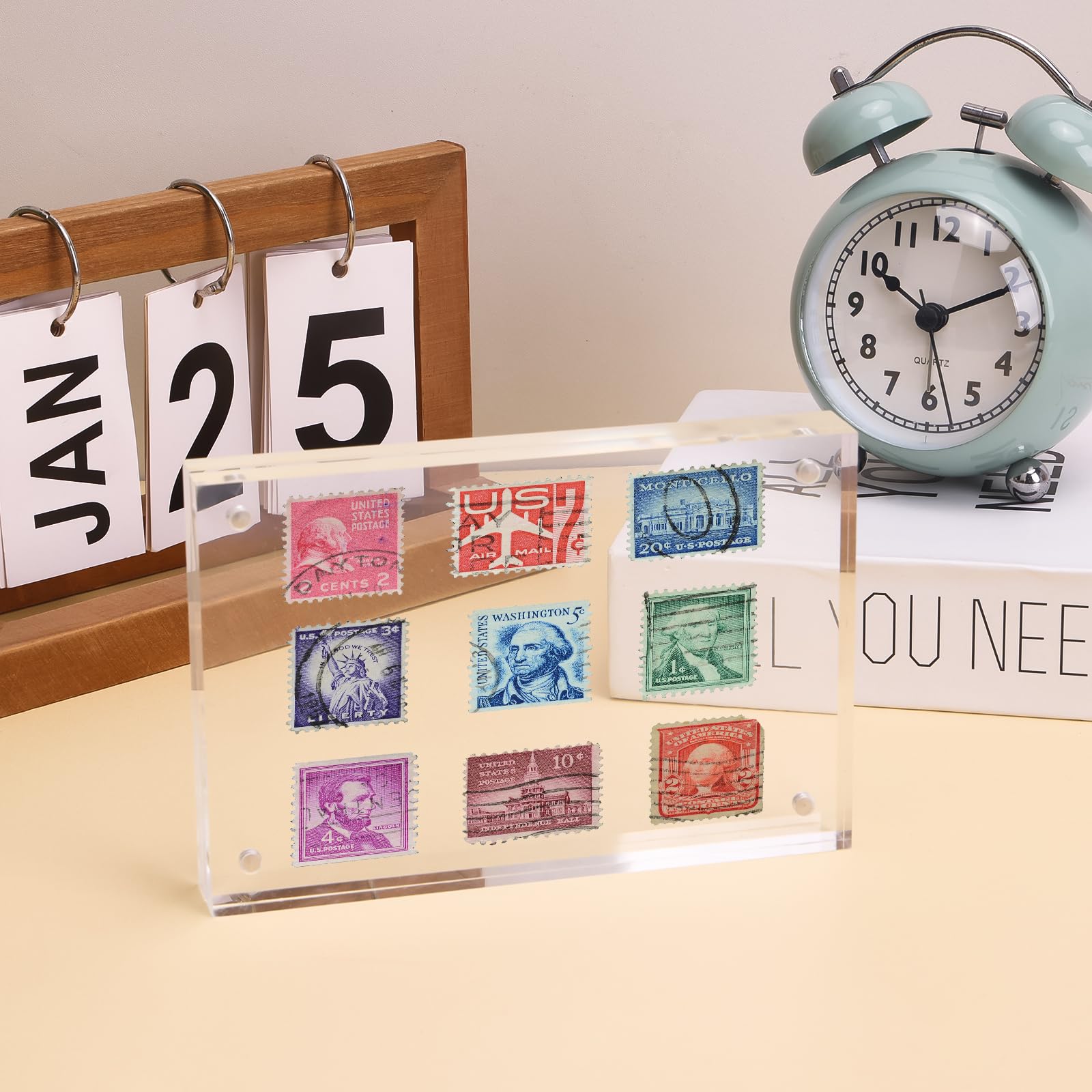 Fixwal double-sided display fits living room, office, or bedroom decor.