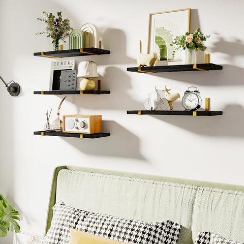 Fixwal plant and dvd display shelves showcase greenery and media neatly