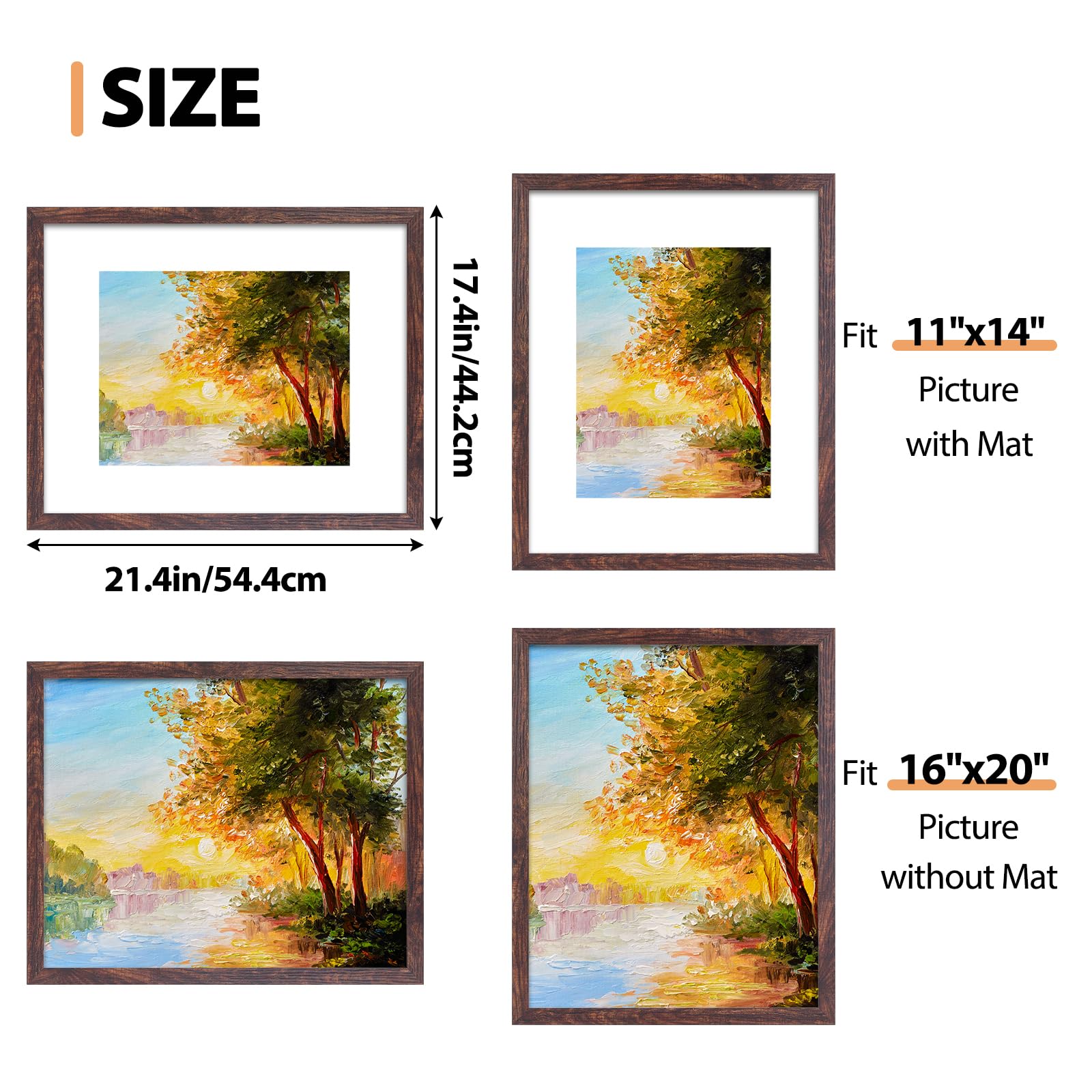 Fixwal rustic brown frame texture with distressed wood for vintage charm.