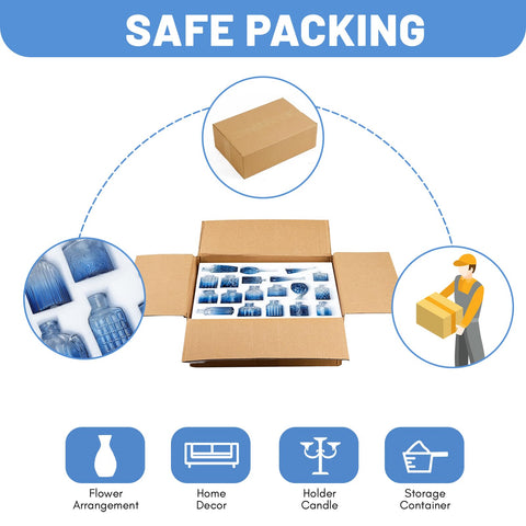 Fixwal bud vases securely packaged to protect during shipping.
