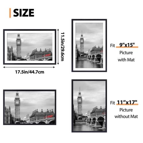 Fixwal shatterproof plastic glass protects photos while preserving clarity.
