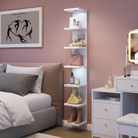 Fixwal space-saving wall shelf sectioned installation suits any room.