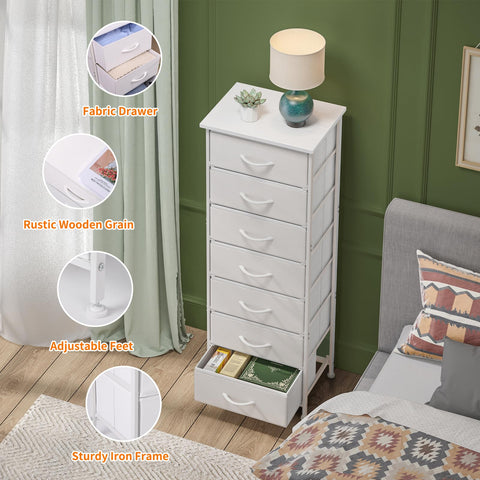 Fixwal tall dresser in-bedroom scene demonstrates easy organization and style.