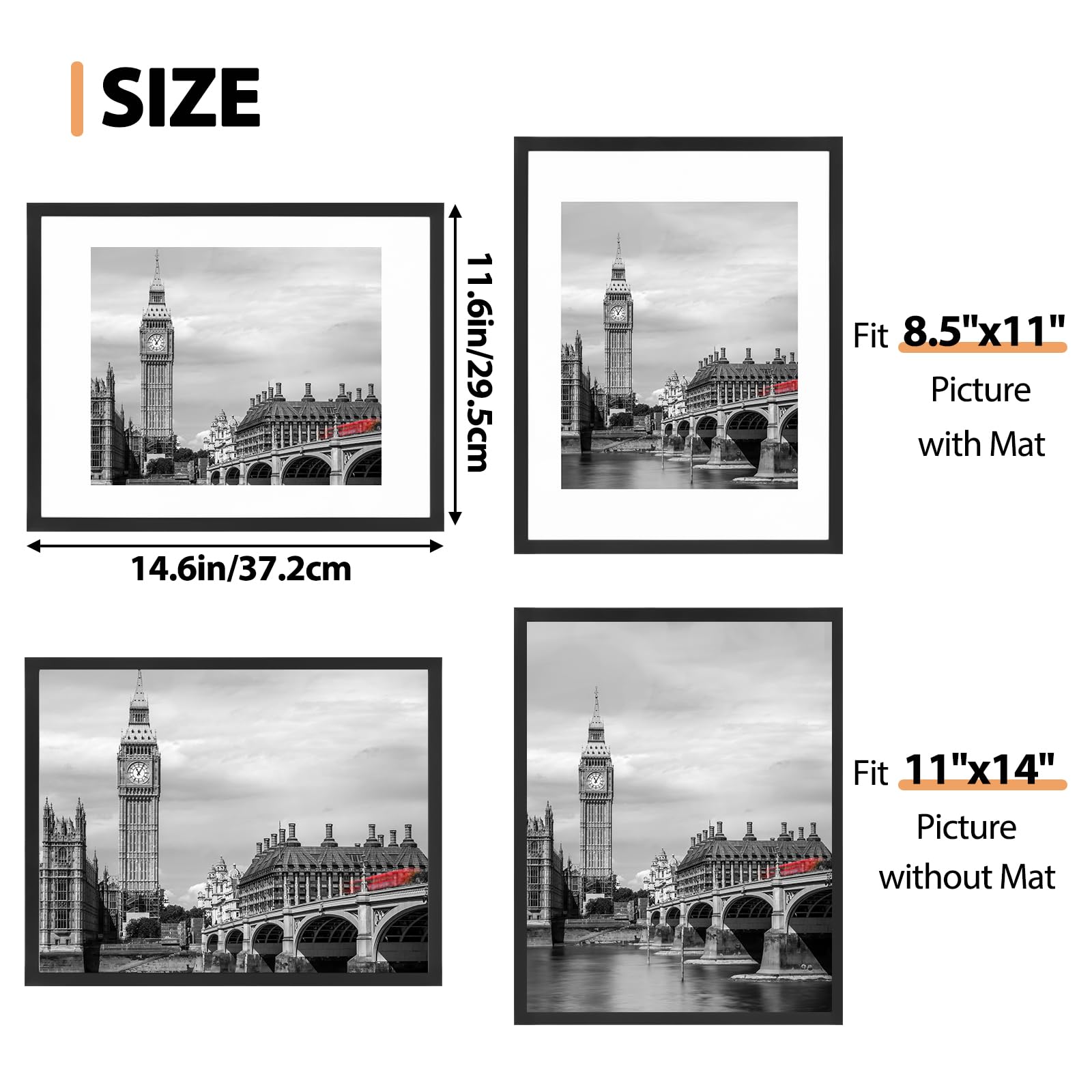 Fixwal thin-border design highlights photos with a clean frame