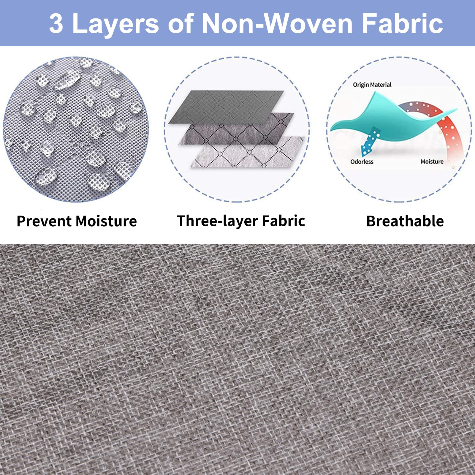 Fixwal underbed storage 4-pack clear-top-lid helps you locate items fast.