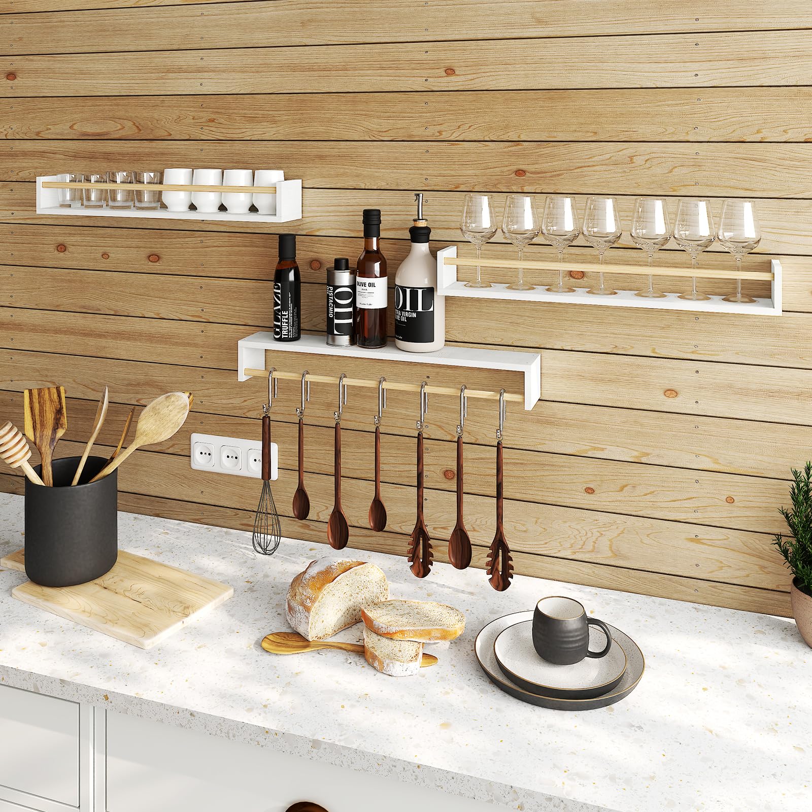 Fixwal wall mounting hardware and installation steps demonstrated.