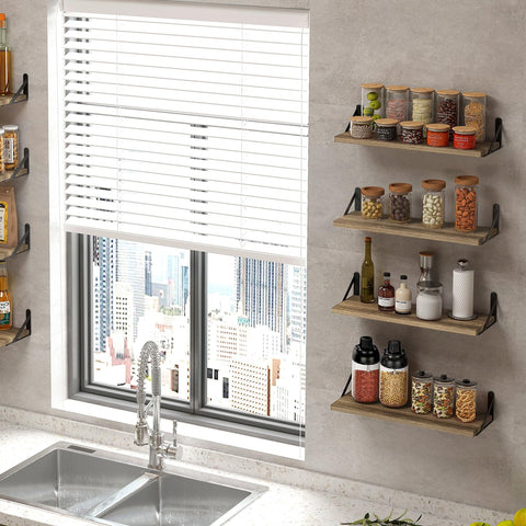 Fixwal wall shelf bathroom organizer keeps essentials neatly accessible.