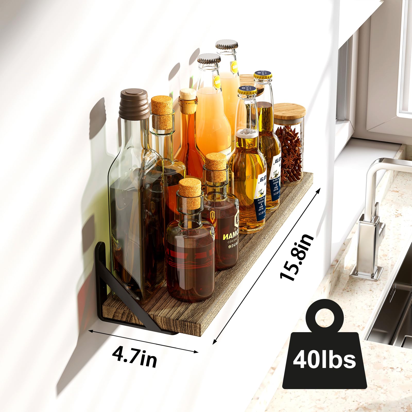 Fixwal wall shelf bedroom display creates tidy surfaces and space for decor.