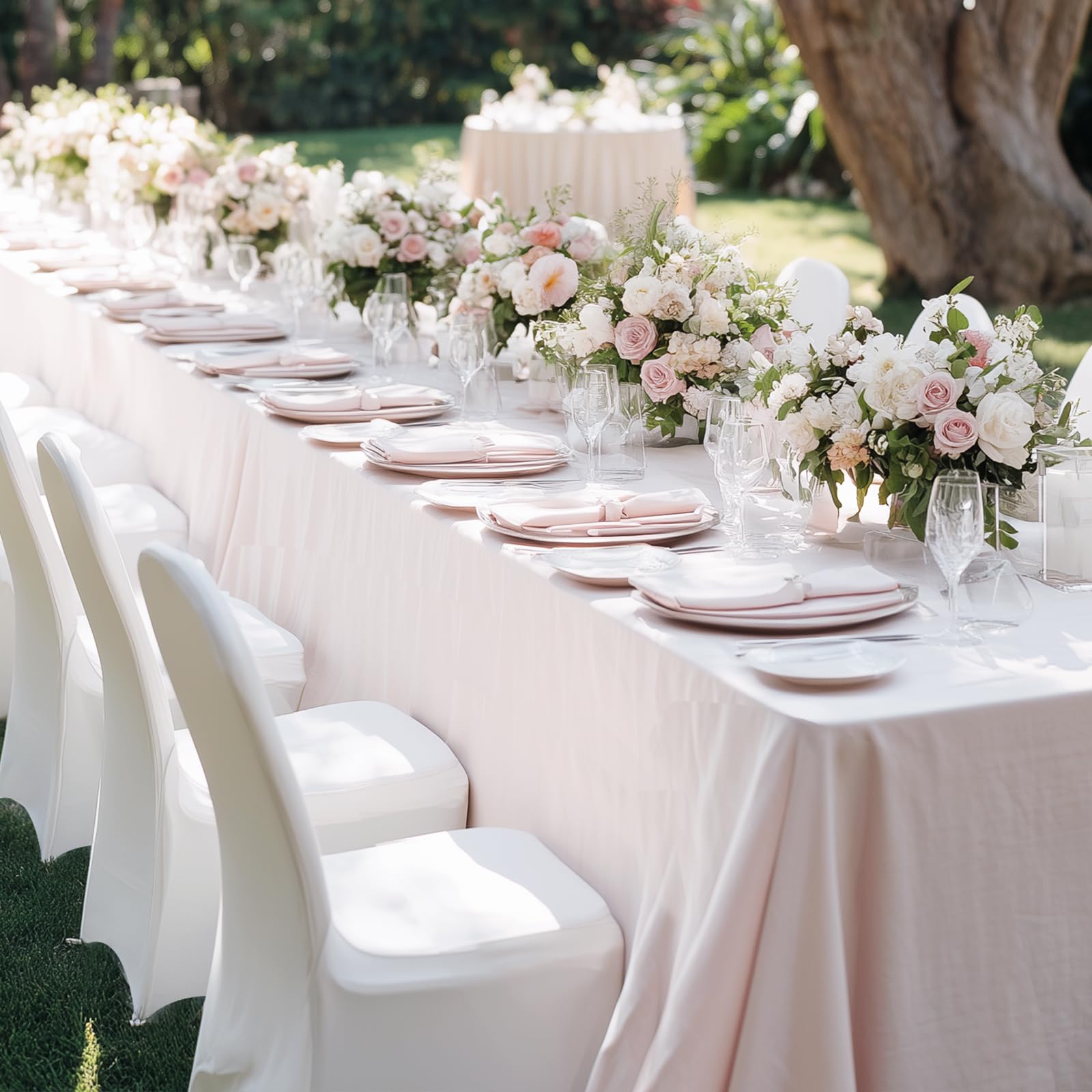 Fixwal wrinkle-resistant textile keeps chairs looking pristine during gatherings and receptions.