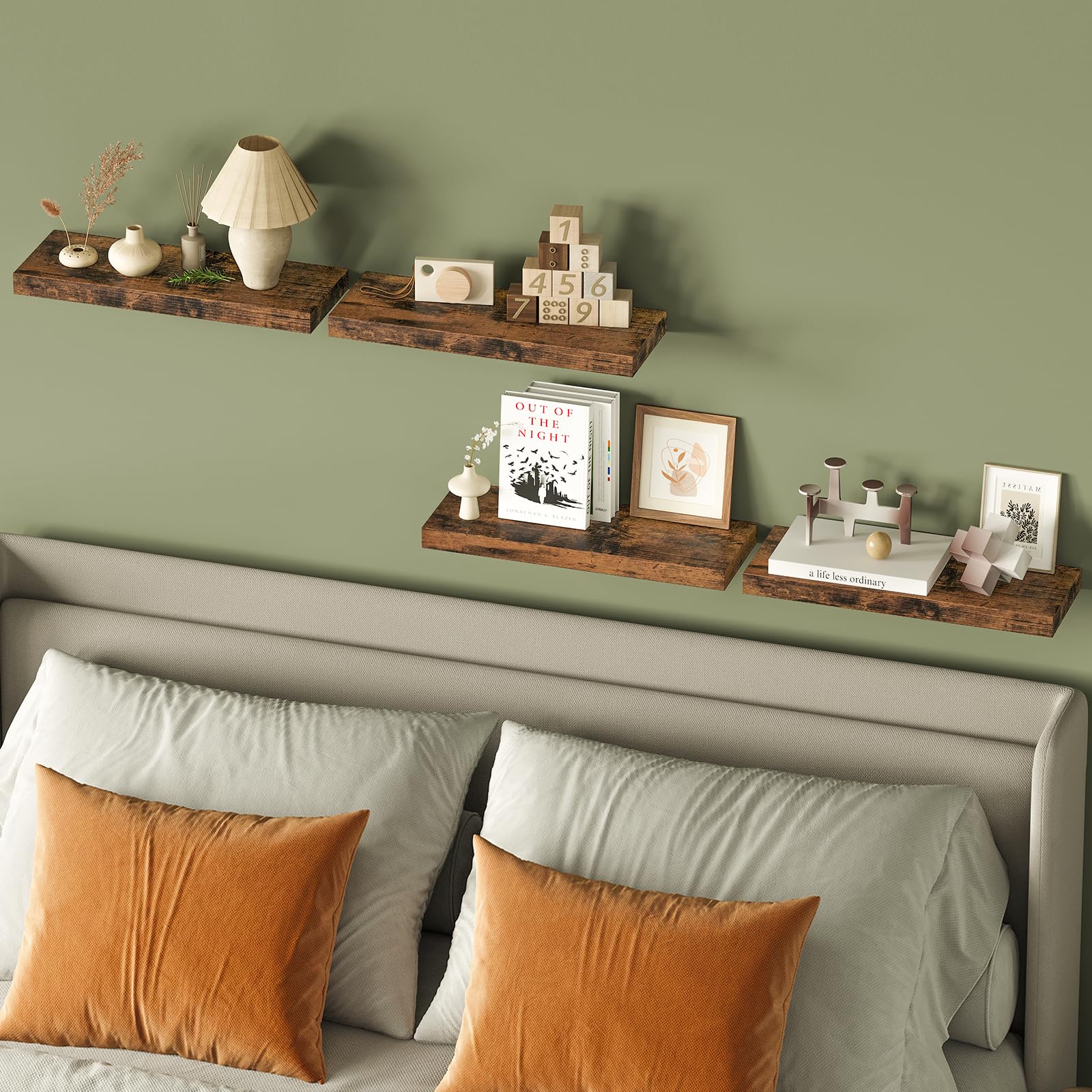 Fixwal wood floating shelves installation manual guides setup